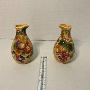 Two Fitz & Floyd Classic Tuscan Villa Cruet Bottle